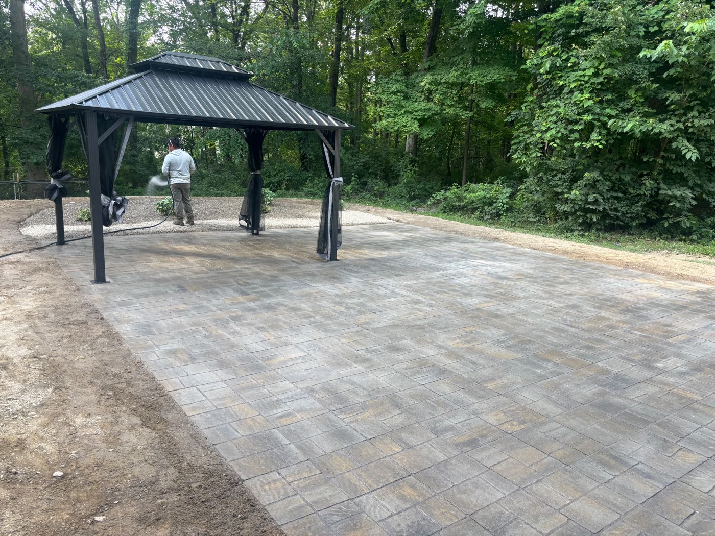 Paver patio installation Hudson Valley